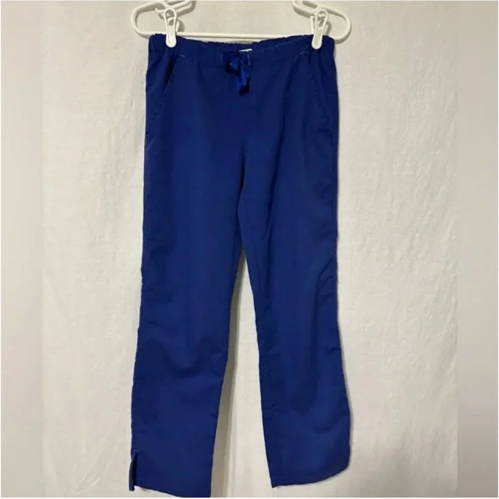 Figs Pisco Navy Blue Professional Scrub Pants Straight Leg Size XS